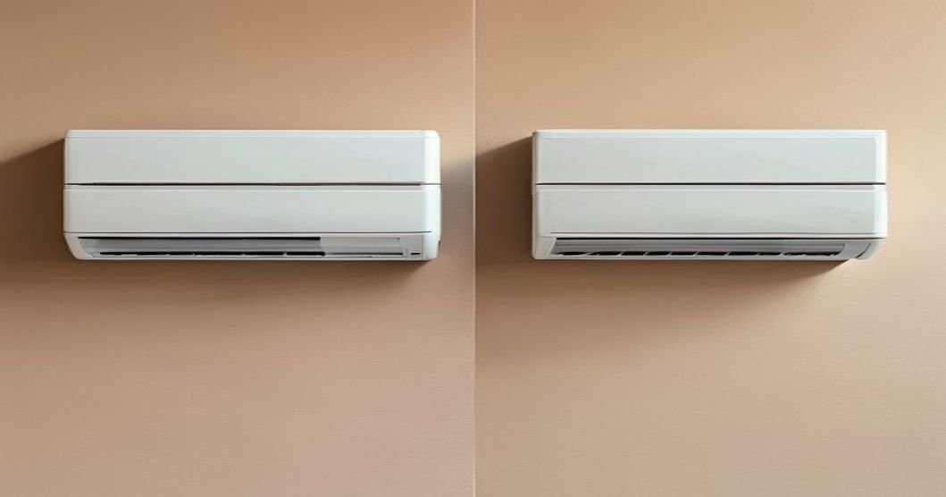 에어컨 실내기 설치 형태와 크기 비교